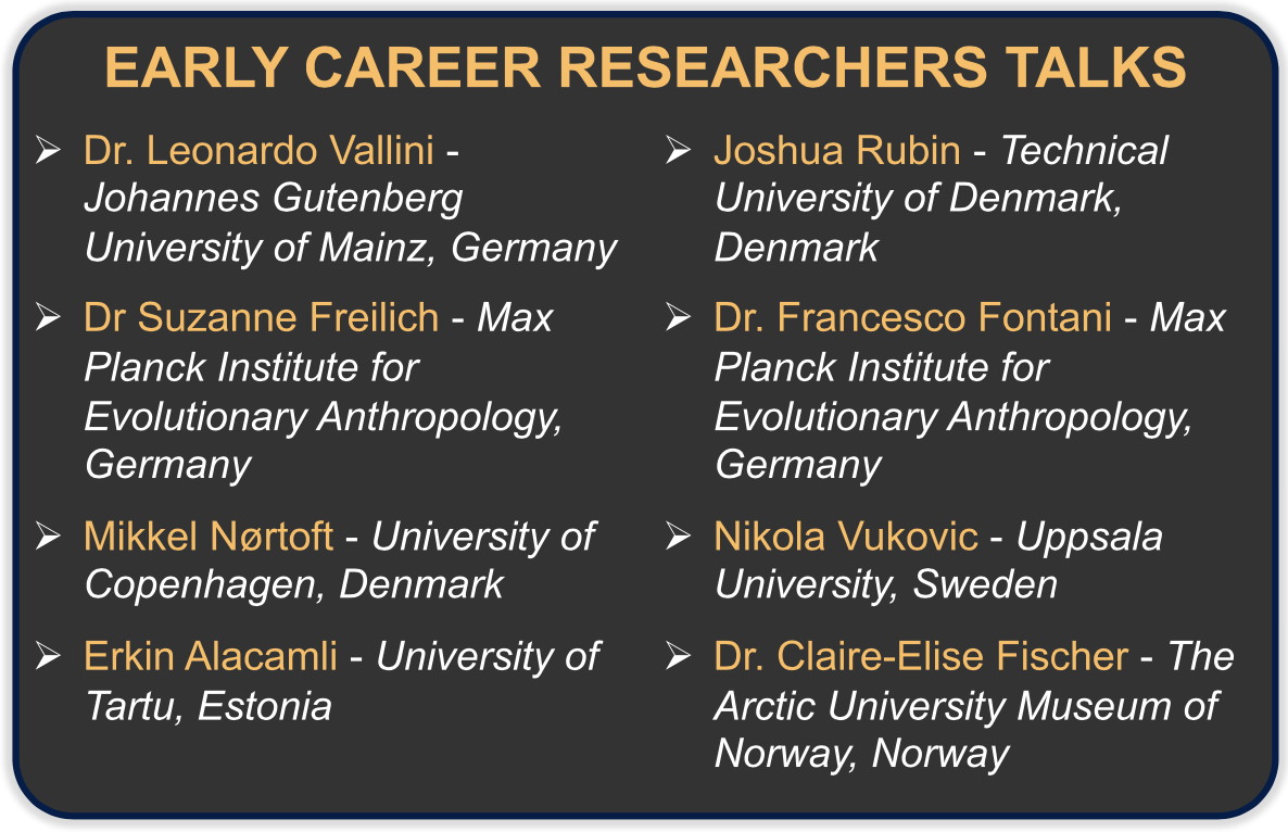 Early Career Researcher talks